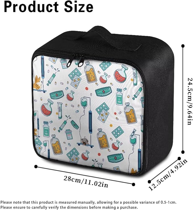 Emergency Kit Bag First Aid Cross Symbol Empty First Aid Bag for Workplace Church and Home Preparedness Built with Abrasion-Resistant Fabric MOLLE Compatibility Lightweight Carry Handle