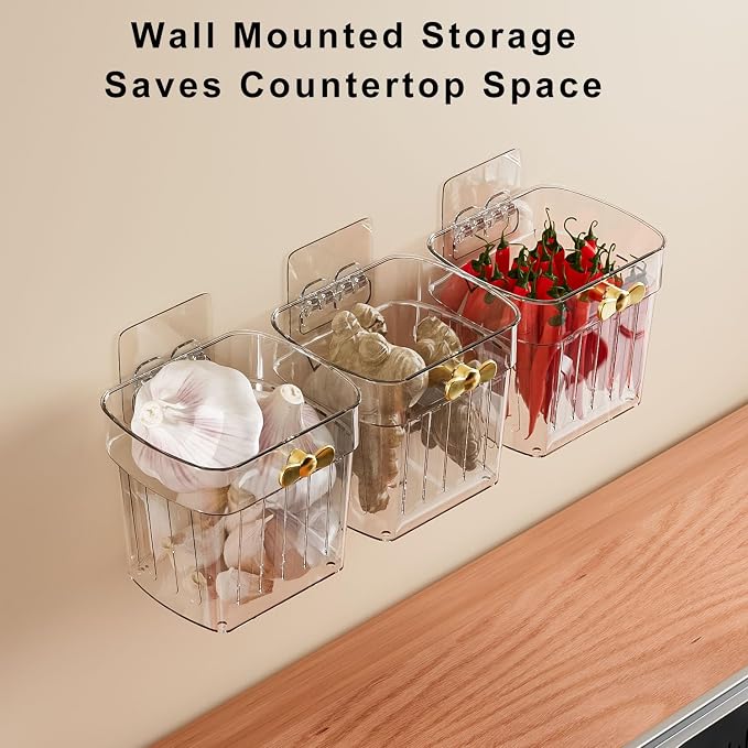 3 Pack Adhesive Cabinet Door Organizer, Kitchen Under Sink Organizer Caddy, Clear Plastic Storage Bins for Pantry Door, Wall Storage Basket, Hanging Makeup Organizer Floating Shelf for Bathroom