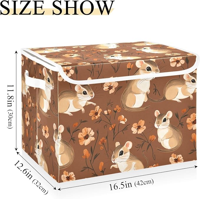 Beauty animal Terracotta Storage Boxes Box Storage Container Lidded for Pack Room