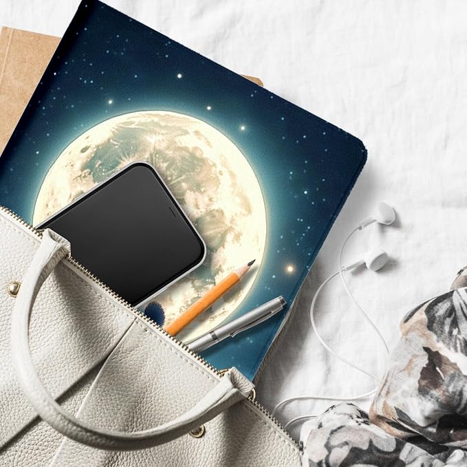 for Microsoft Surface Go 4/3/2/1-10.5" 2021 Tablet Case,Auto Wake/Sleep,Adjustable Stand Protective Cover - Panda Moon