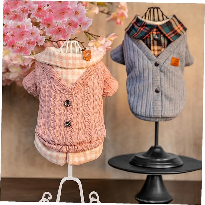 VICASKY Vintage PET Clothing Display Rack Retro Iron PET Clothes Hanger for Apparel Showcase for Dogs and Cats Sturdy and Stylish