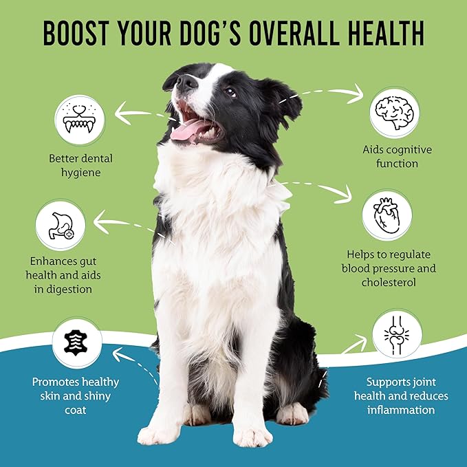 Caniclean Tartar Remover for Dogs - Seaweed for Dogs Teeth to Remove Plaque and Freshen Stinky Dog Breath - 3.5oz/100g