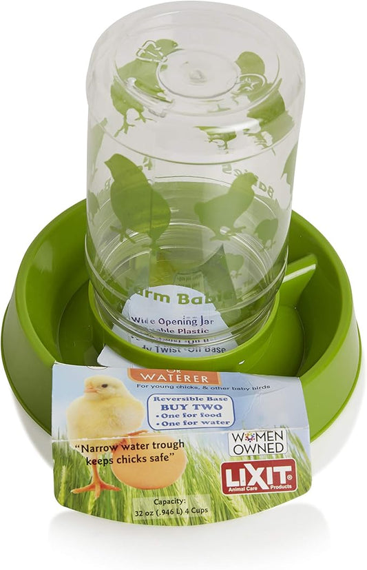 Lixit® Baby Chick Feeder or Waterer - Made in USA (Pack of 1)