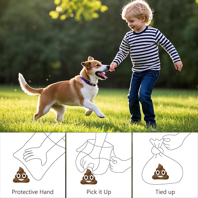Dog Poop Bags with Dispenser 18 Rolls 270 Count Pet Waste Bags Strong Thick | Coffee Scented Waste Bags, Leak Proof , Portable