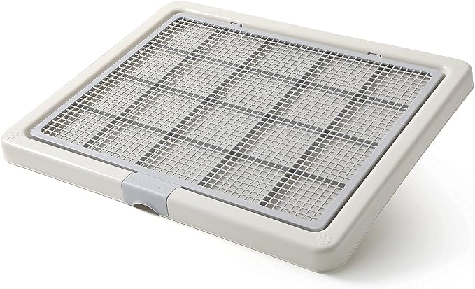 Smart Paws Large 76X62CM Pet Training Tray,Pet Training Pads Holder,Pet Toilet (Grey)