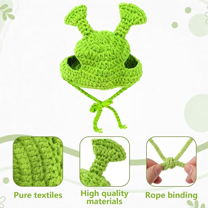 Cute Cat Hat Costume Suitable for 5 to16 lbs - cat Hats for Cats only Head Circumference 11" or Less Kitten hat pet Photography Outfits