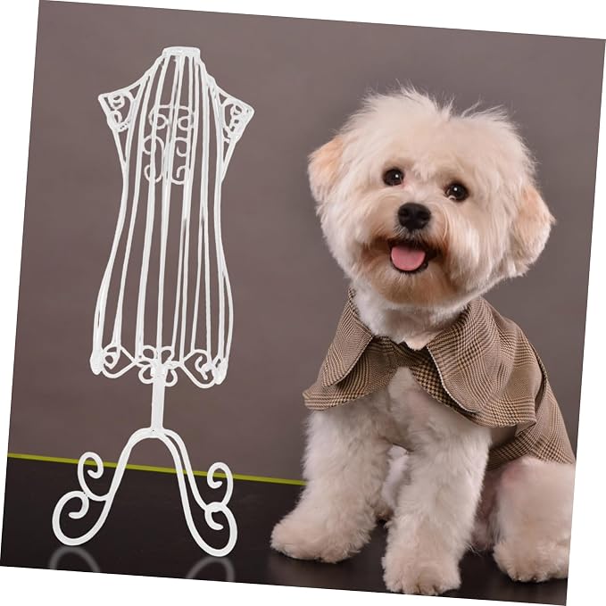 Abaodam Pet Hangers for Dog Clothes Drying Rack Display Stand for Pet Garments Versatile Clothes Hanger for Small Pets for Apparel Showcase