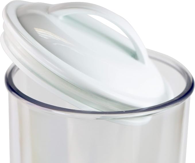 Calypso Basics by Reston Lloyd Acrylic Storage Canisters, Spaghetti, White