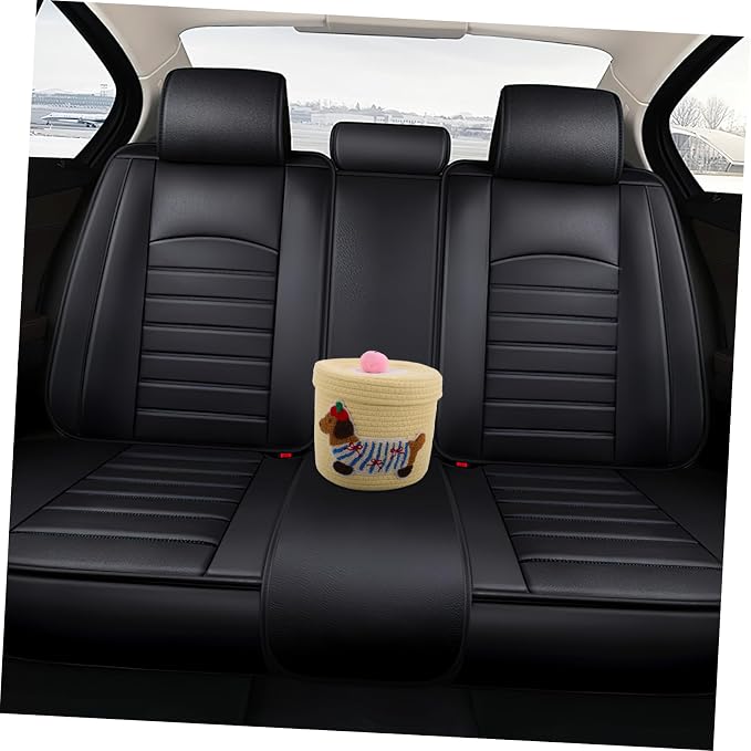 Cute Dog Storage Basket with Lid Woven Cotton Rope Organizer for Car Nursery and Pet Toys Generous Capacity Dust Protection Adorable Design Yellow Dachshund