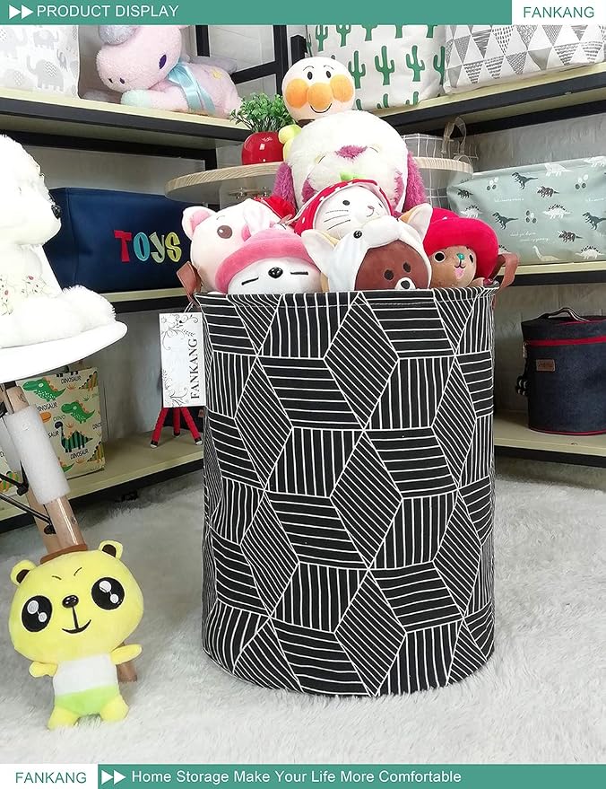 Storage Bin Foldable Nursery Organizer Basket Magic cub | Foldable with Waterproof PE Coating Organizer Bin for Kids Boys and Girls,Office,Bedroom,Clothes