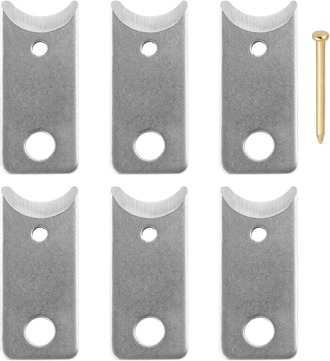JIOTAR 6 Pet Nail Clipper Blade Replacement Parts for Resco Guillotine Trimmers, Pets Dogs Guillotine Nail Trimmer Blades -6 Pack