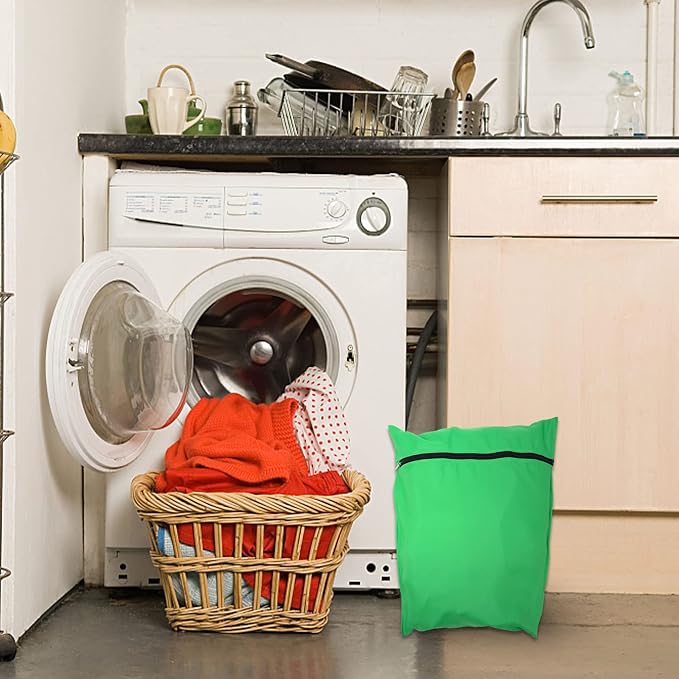 Hemobllo Pet Clothing Laundry Bag Lightweight Zipper Wash Bag for Dog Clothes and Toys for Washing Machine and Dryer Portable Travel Organizer