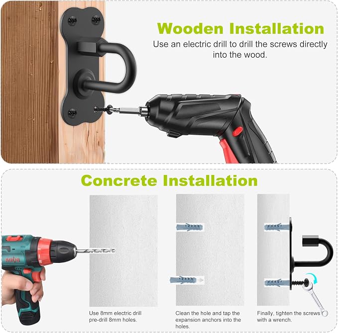 Wall Mounted Dog Leash Holder for Wall Pet Leash Wall Hook Carbon Steel Dog Leash Hangers for Secure Pet Leash for Indoor and Outdoor Use