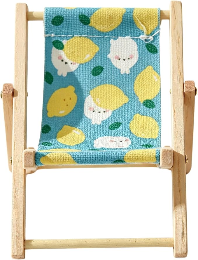 Small Pet Lounge Chair Recliner – Habitat Furniture Decor | | Mini Wooden Resting Bed For Guinea Pigs, Hamsters & Bunny; Cute Cage Accessary & Lounge Sofa For Small Animal Enclosure