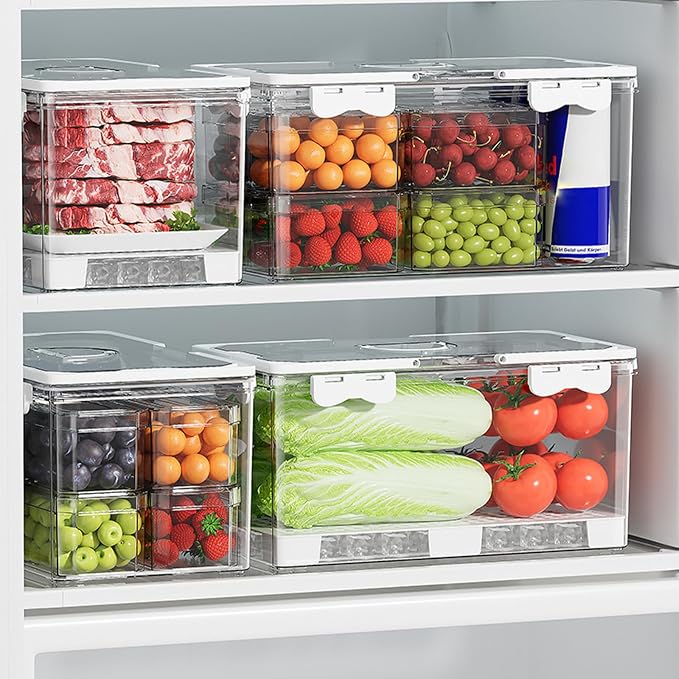 Transportable Hand Carry Food Storage Container Produced from PET Exemplary for Daily Commuting Outdoor Picnics and Home Organization