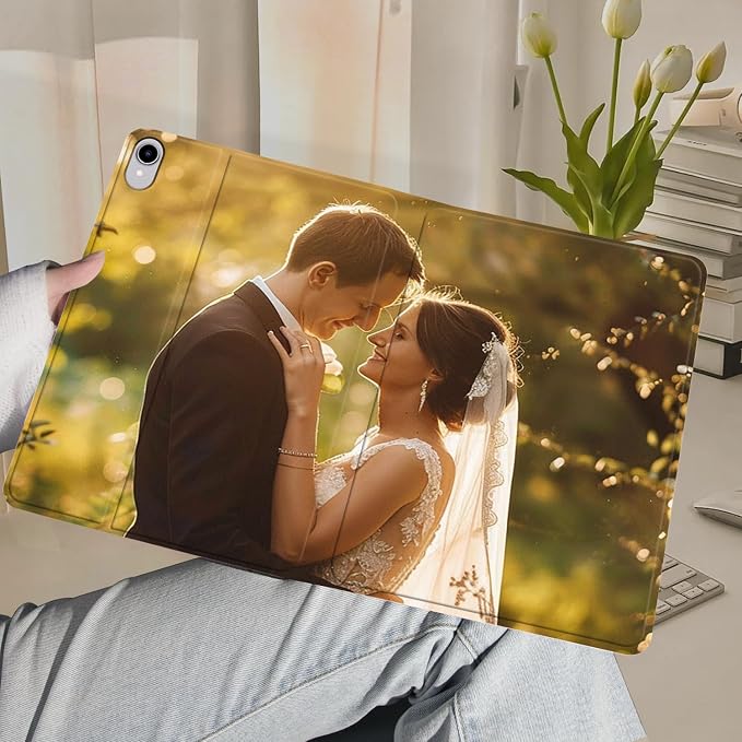 Custom Photo Personalized Flip Case for Samsung Galaxy Tab S11 11 inch(2025),Model Code: SM-X730/X736B, Samsung Galaxy Tablet Customized Picture Text Leather Stand Cover Protective Case