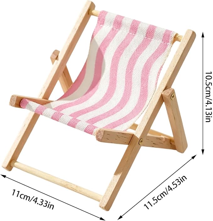 Small Pet Lounge Chair Recliner – Habitat Furniture Decor | | Mini Wooden Resting Bed For Guinea Pigs, Hamsters & Bunny; Cute Cage Accessary & Lounge Sofa For Small Animal Enclosure
