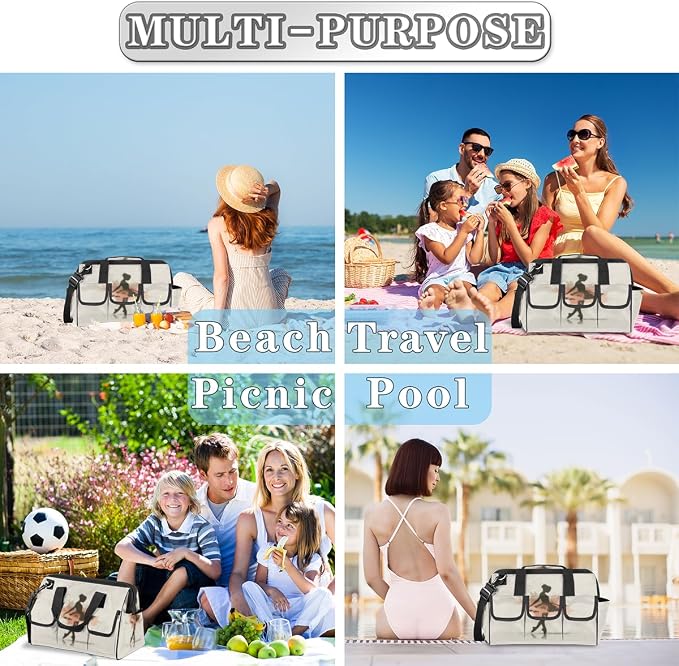 Dance Ballet Heavy Duty Tool Bag 14.8 Inch Ballerina Portable Soft Tool Box Organizer Storage with Adjustable Shoulder Strap