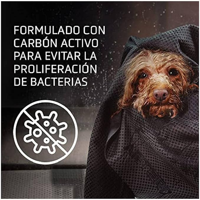Artero Samba. Ionized Carbon Ultra-Absorbent Towel. Capable of reducing Drying time by 50%.
