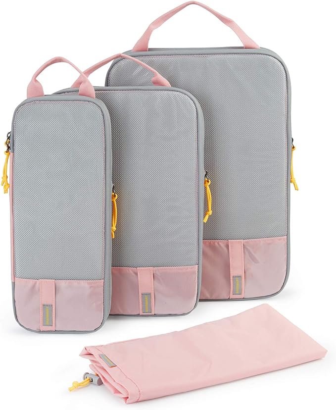 BAGSMART Compression Packing Cubes for Travel Essentials | 14 Set /6 Set /4 Set/2 Set, Lightweight, Durable