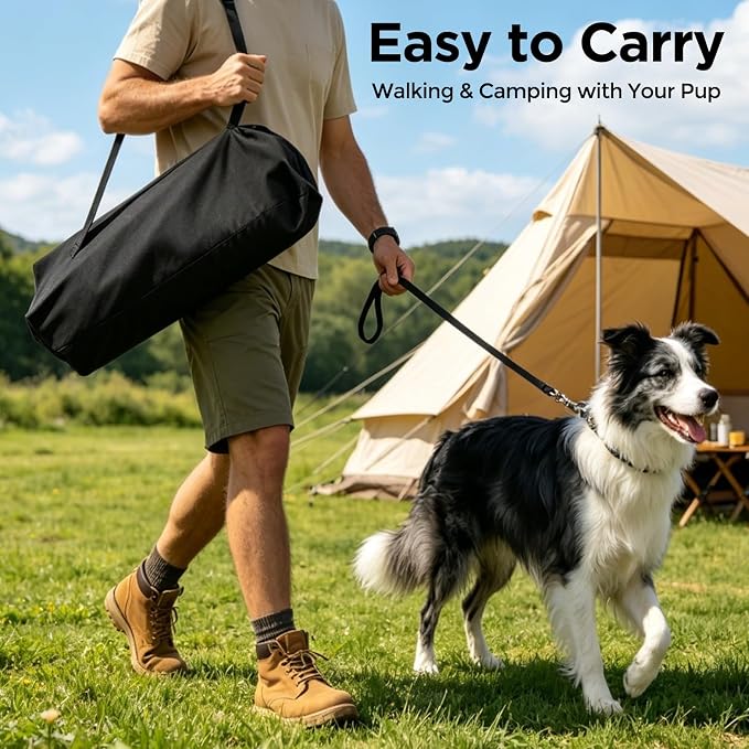 Portable Soft Medium Dog Crate Collapsible Pet Travel Kennel M(30"x21"x21")