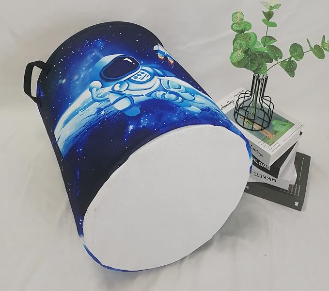 MAIZMZ Kids Hamper Baby Storage Bins Organizer Gift Toy Box Waterproof Laundry Basket Large Canvas Collapsible Chest for Home Boys Room Decor