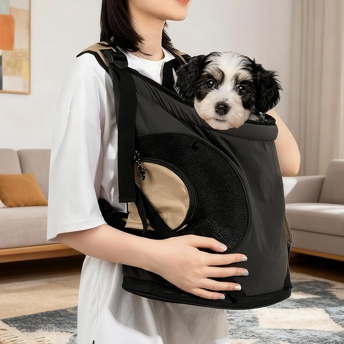 Travel Pet Carriers Bag with Adjustable Strap Breathable Chest Bag for Daily Walking Cats Small Dog Front Carrying Bags