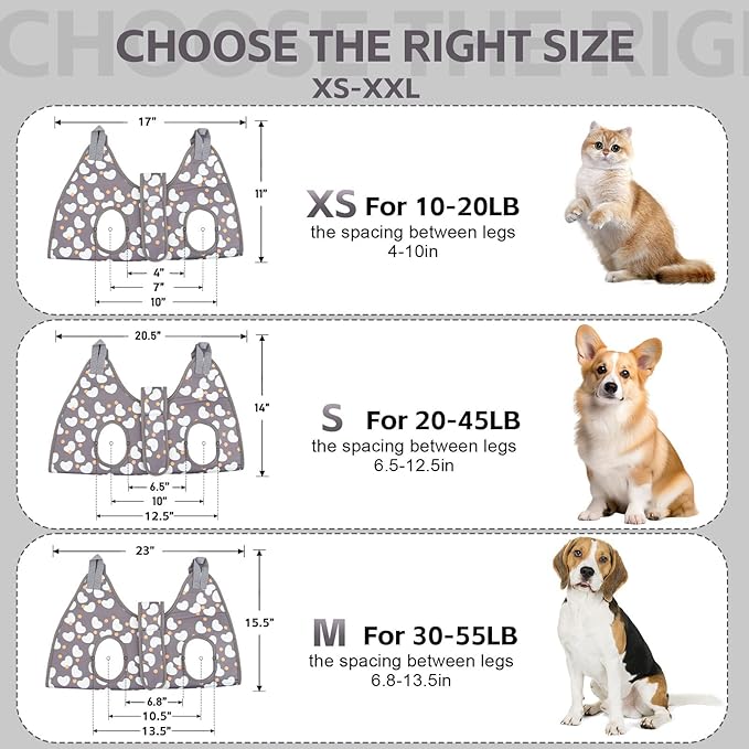 ATESON Dog Grooming Hammock Harness for Small Cats Dogs, Dog Grooming Sling for Cutting Nails, Pet Grooming Harness Hanging Holder Hanger for Nail Trimming with Nail Clippers, Nail File