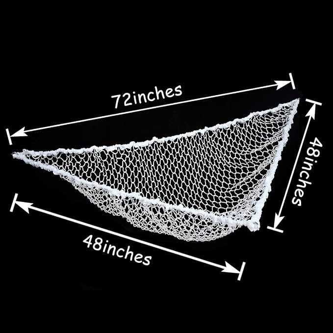 Hammock Mesh Toy Net Stuffed Animal Hammock Mesh Toys Net for Kids Jumbo Large Storage Mesh Net for Pet Corner Animal Hammock Stuffed Animals Wall Hanging Organizer Christmas Gift (White)