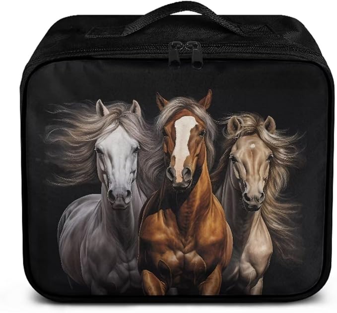 Rnyleeg Horse First Aid Kit Bag Portable First Aid Kits for Businesses Medium Emergency Medical Kit for Home Medicine Storage Bag