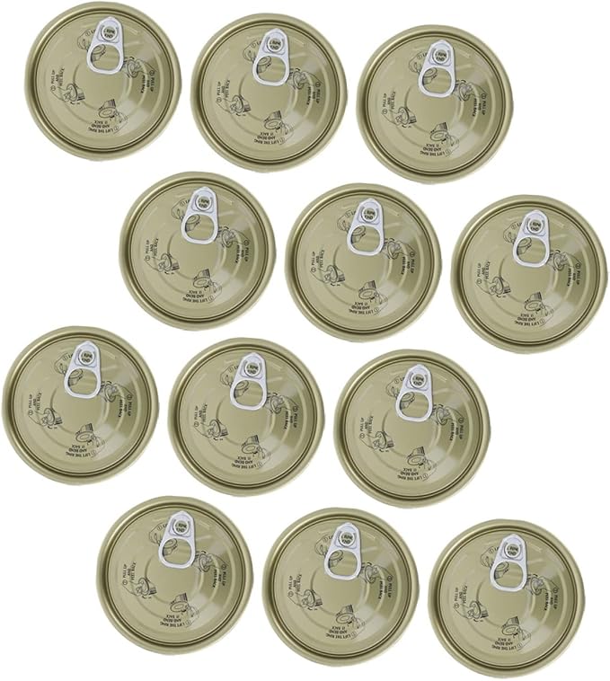 12Pcs Food Grade Tinplate Self Seal Storage Tins for Cookies Cakes and Pet Food Durable and Lightweight Holiday Favor Containers for Parties and Decoration