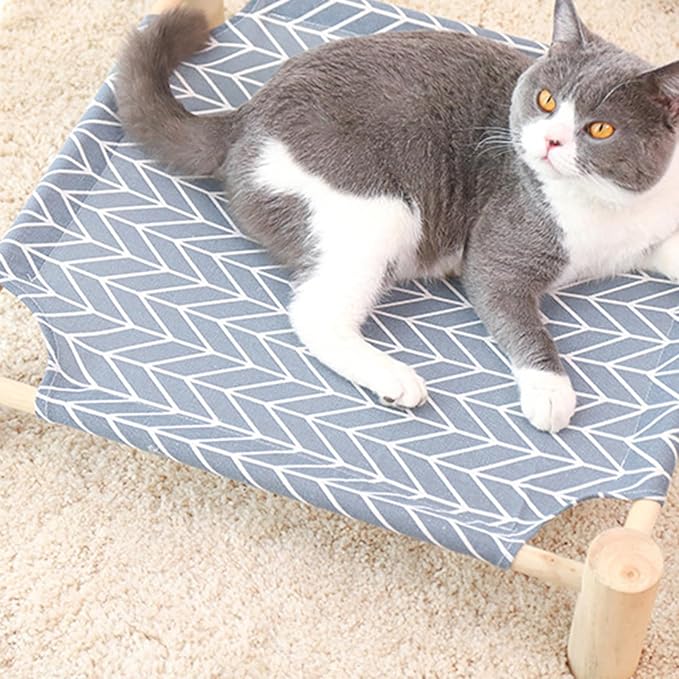 Hammock Sheet Removable, Yellow Background rh | Pet Swing Bed Sheet Indoor Sleeping Nylon Sheet for Puppy Pet, Comfortable Cloth Camp for Napping