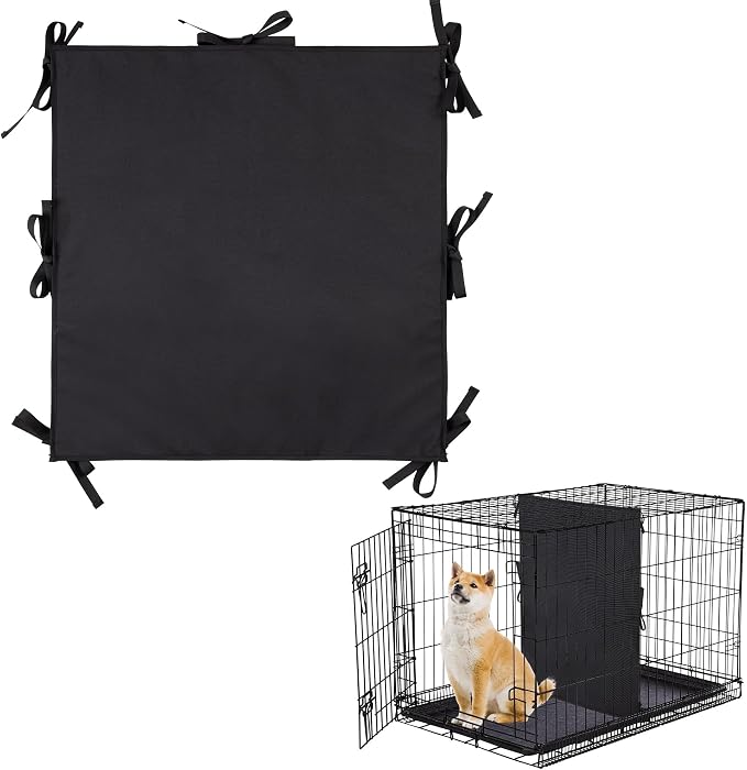 Leekalos Soft Dog Crate Divider Panel (Divider Only, Without Crate) | Warm Thick Dog Kennel Divider with Ties, Dog Crates Accessories for Puppy Crate Training