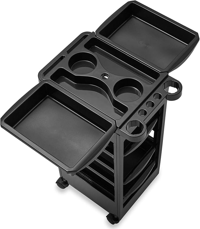 Saloniture Beauty Salon Rolling Trolley Cart with 5 Drawers