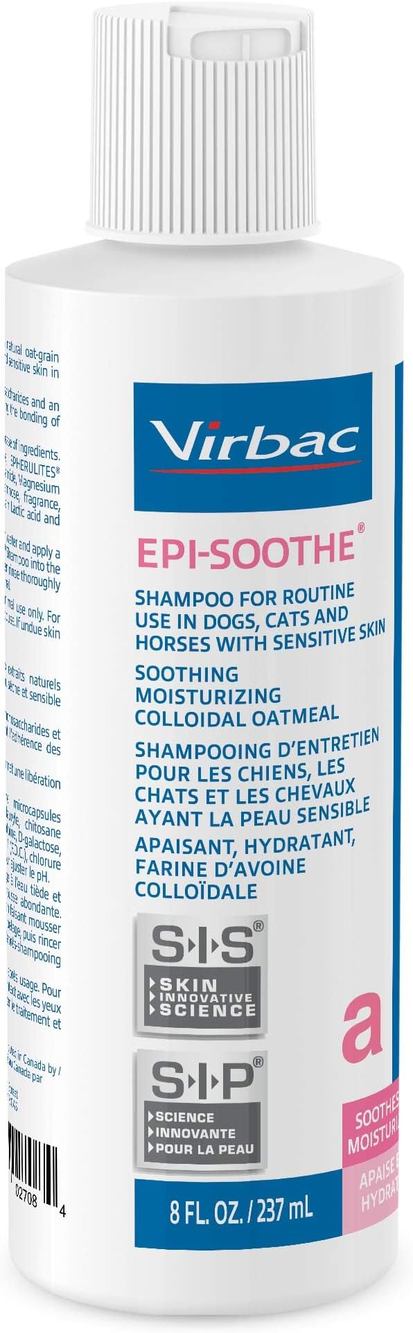 Virbac EPI-SOOTHE® Shampoo For Dogs, Cats & Horses (8 oz) - For Dry and Sensitive Skin