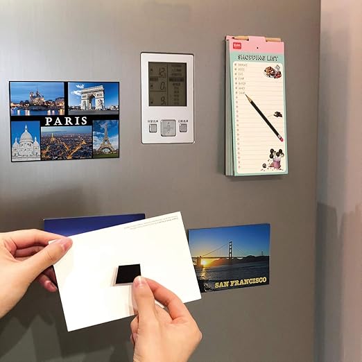 Magnetic Tape with Adhesive, 0.5in x 20ft- Magnet Strips for DIY Crafts & Fridge Organization