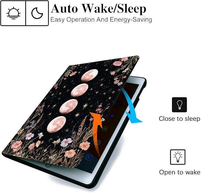 for Samsung Galaxy Tab S10 FE/ S9 FE 5G 10.9 Inch/Galaxy Tab S9 11 Inch 2023 Tablet Case,Auto Wake/Sleep,Adjustable Stand Protective Cover - Fantasy Dragon