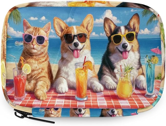 Travel Pill Organizer Beach Pet Vacation Small Pill Case