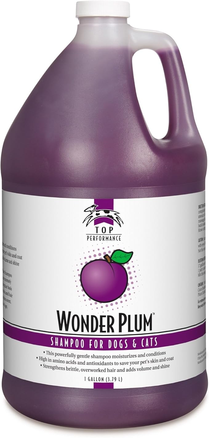 Top Performance Wonder Plum Dog and Cat Shampoo, 1-Gallon