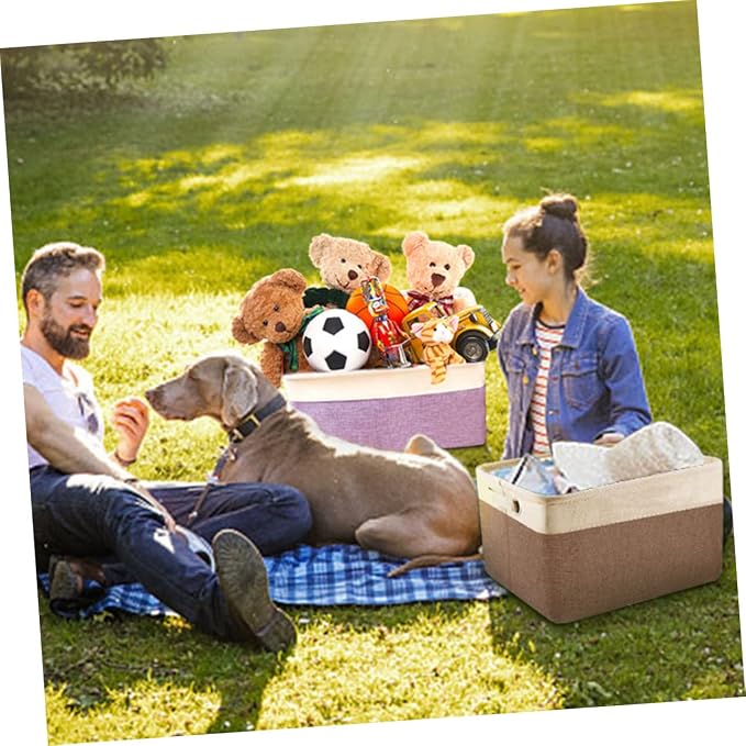 Capacity Dog Toy Storage Basket Stylish Organizer for Toys Household Sundries and Items Design for Boys and Girls and Pets Versatile Home