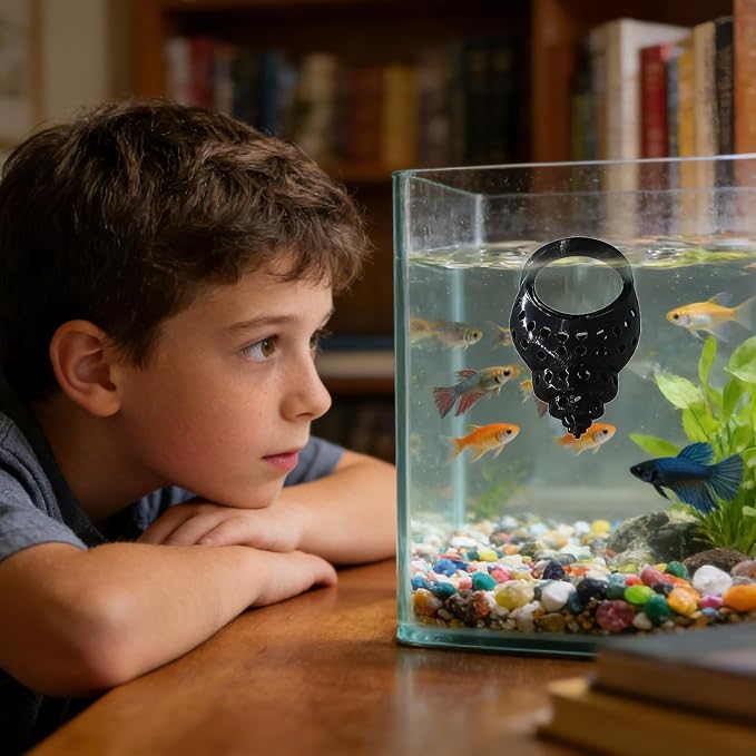 Floating Betta Bed, Fish Tank Decoration, Shrimp Cave Resting Spot with Soft Design, Aquarium Habitat Accessory, Relaxation Resting Stand, Betta Furniture for Home Office Bedroom