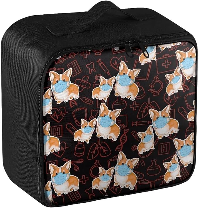 Corgi First Aid Kit Bag Empty Cute First Aid Bag Empty Medium Medicine Storage Bag Portable Medication Travel Bag for College Dorm School Kids Medical Bag Empty Medium Pouch