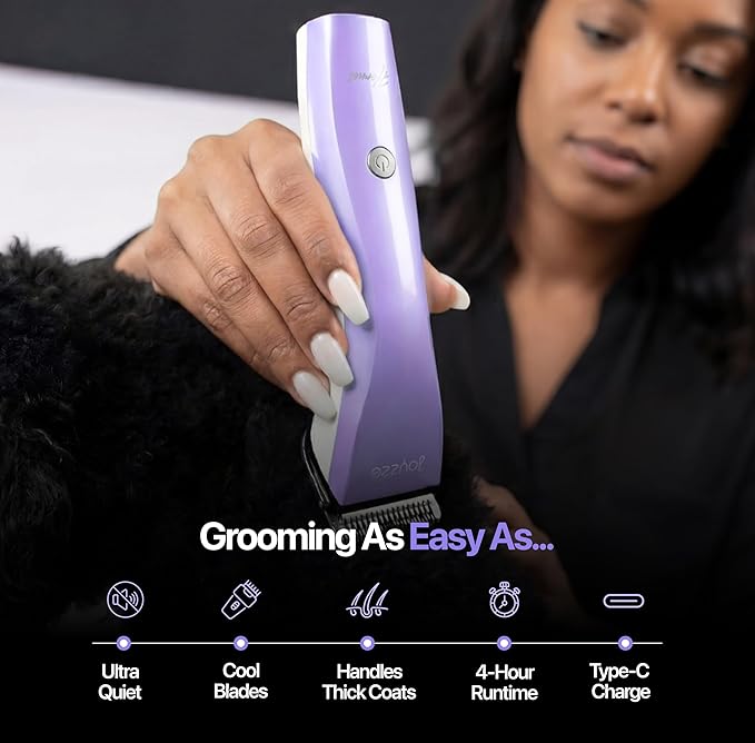 Hornet 5-in-1 Professional Pet Grooming Clipper for Dogs & Cats, Low Noise, Precision Trimmer for Trimming, Shaping & Styling