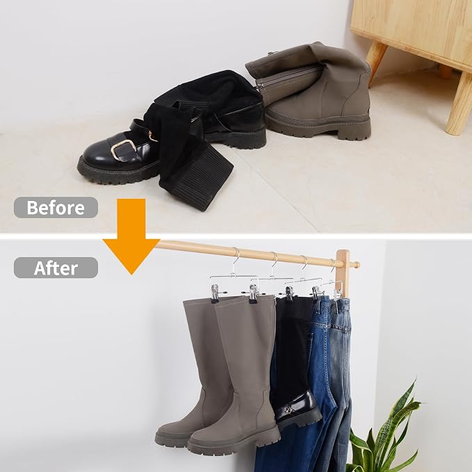 Nature Smile Boots Holder Storage Hangers, Portable Travel Pet Hanger 8 Pack
