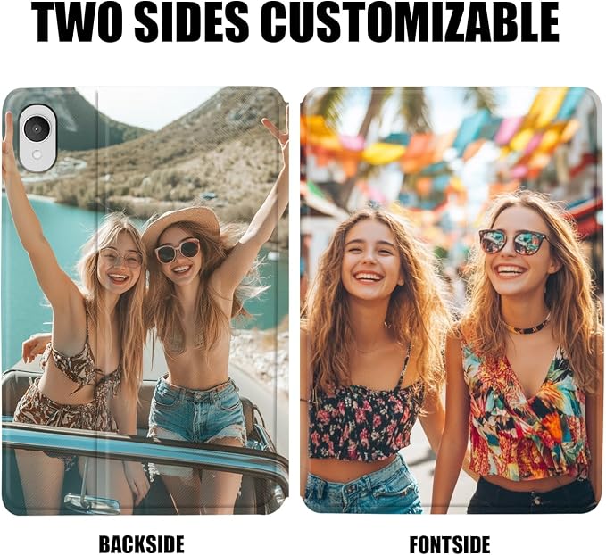 Custom Photo Personalized Flip Case for Samsung Galaxy Tab S11 11 inch(2025),Model Code: SM-X730/X736B, Samsung Galaxy Tablet Customized Picture Text Leather Stand Cover Protective Case
