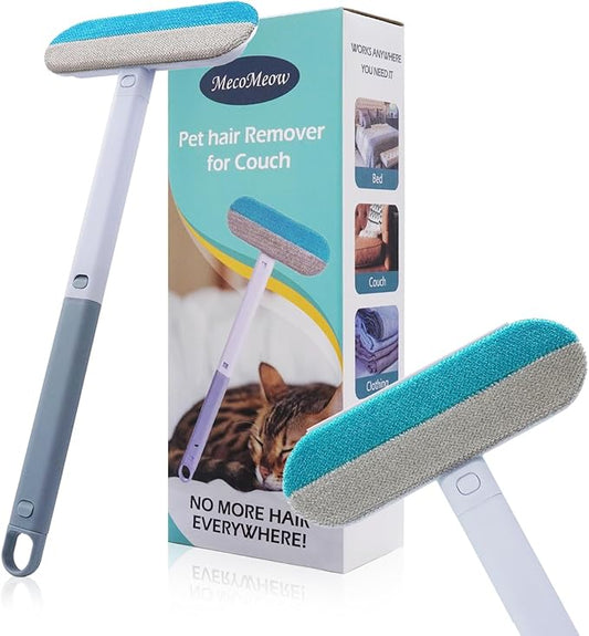 Pet Hair Removal Brush for Couch, Durable, Reusable, Washable Lint Cleaner for Dog and Cat Hair, Gentle on Furniture, Effective on Carpets, Clothing, Bedding-Simple