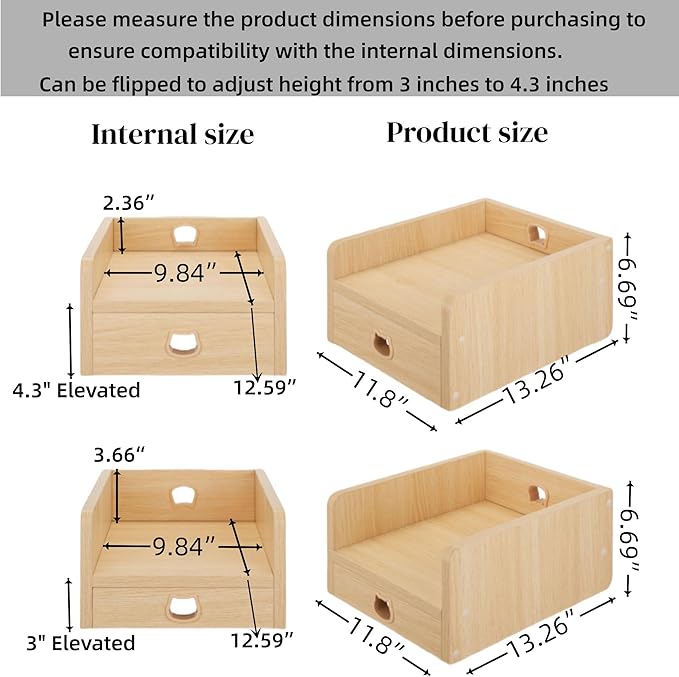 Raised Pet Feeder Stand for Cats & Dogs Neck Health, Holder for Pet Automatic Feeders, Pet Water Dispenser Stand, Adjustable Height Elevated Shelf for PETKIT, PETWANT and Most Pet Feeders