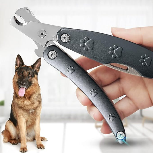 Heavy Duty Dog Nail Clipper for Large Dog Thick Nail, 3in1 Professional Dog Nail Trimmer Sharp Blade