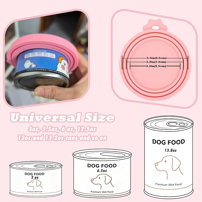 6PCS Set Cat Treat Spoon Squeeze,Can Lids, Opener Spatula and Spoon