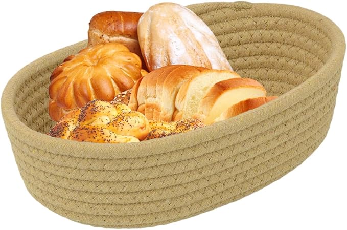 Dog Toy Basket - Handmade Storage Organizer | Dog toy basket with handmade woven design, decorative storage organizer for pet supplies, spacious capacity